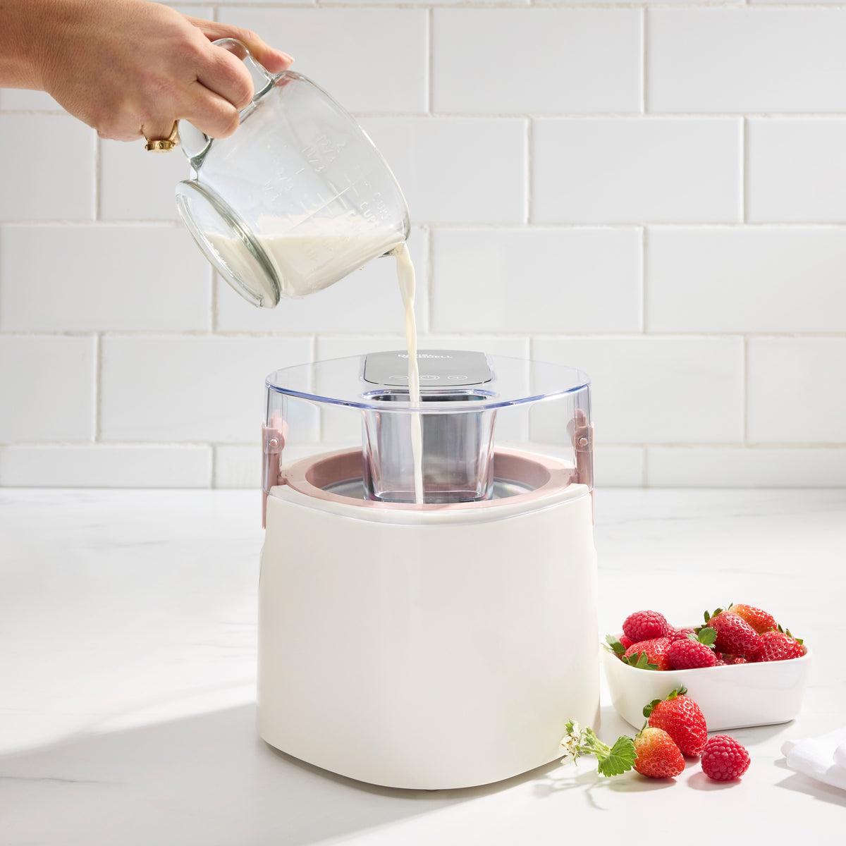 Davis &amp; Waddell 1.4L Digital Ice Cream Maker Cream