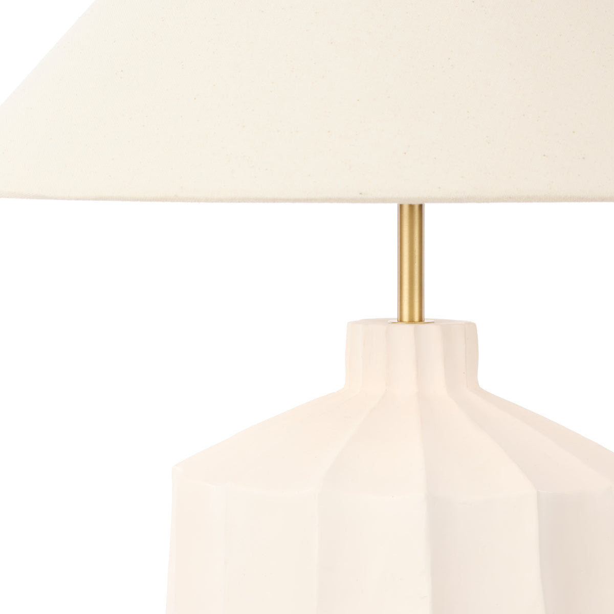 Amalfi Lutton Table Lamp Taupe &amp; Natural