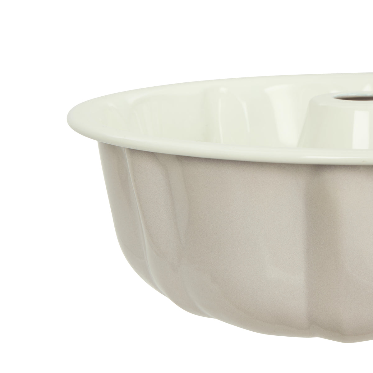 Davis &amp; Waddell Daylesford Enamel Bundt Pan Cream