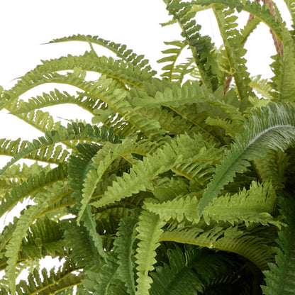 Faux Boston Fern - Laos Hanging  Planter | Green - 100cm