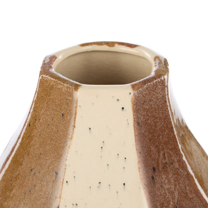 Academy Evie Ceramic Vase Large Brown