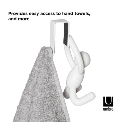 Umbra Buddy Over The Door Cabinet Hook 2pcs Set White