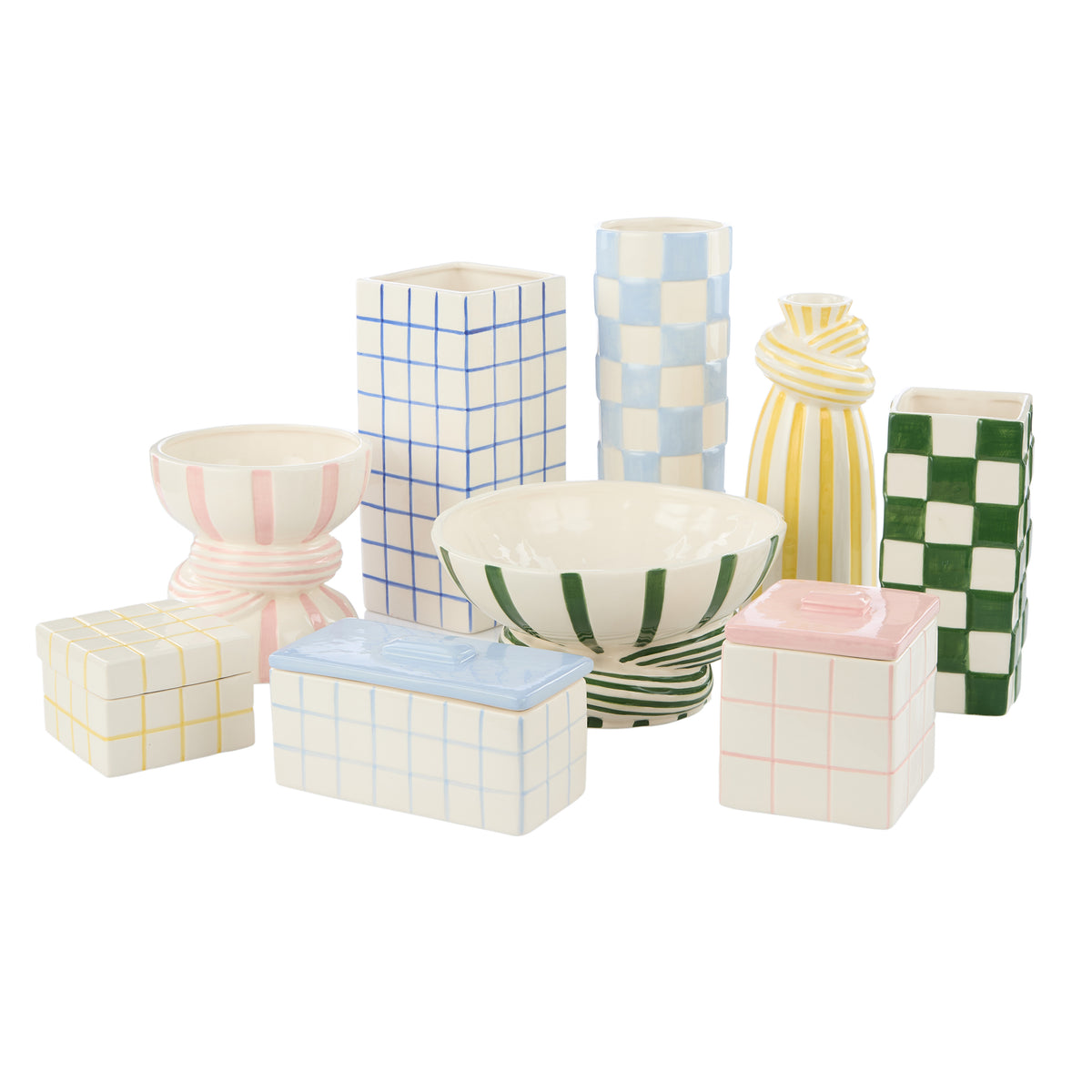 Emporium Lulu Collection Ceramic Box Blue