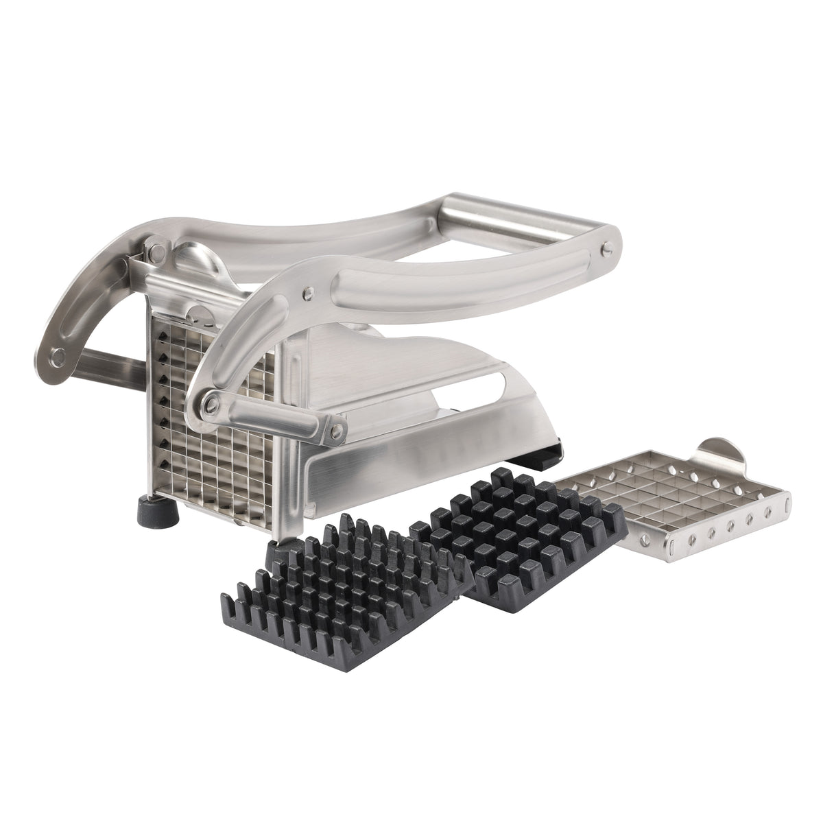 SVNA Duo Potato Chipper Stainless Steel &amp; Black