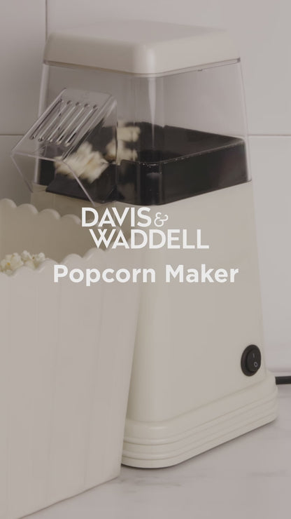 Davis &amp; Waddell Electric Popcorn Maker Cream