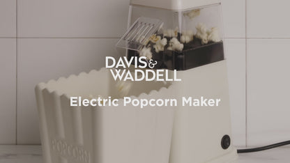 Davis &amp; Waddell Electric Popcorn Maker Cream