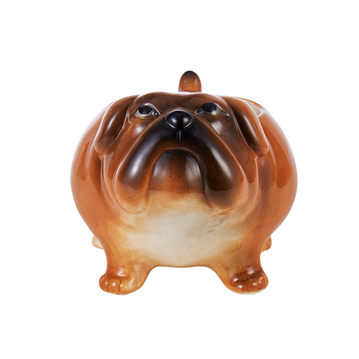 Emporium Bullwinkle Dog Planter Brown &amp; White