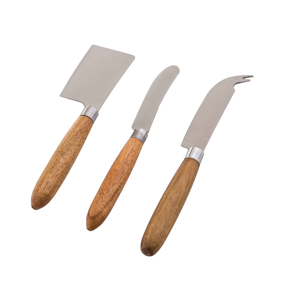 Davis &amp; Waddell Fine Foods Cheese Knife Set 3pce Natural &amp; Stainless