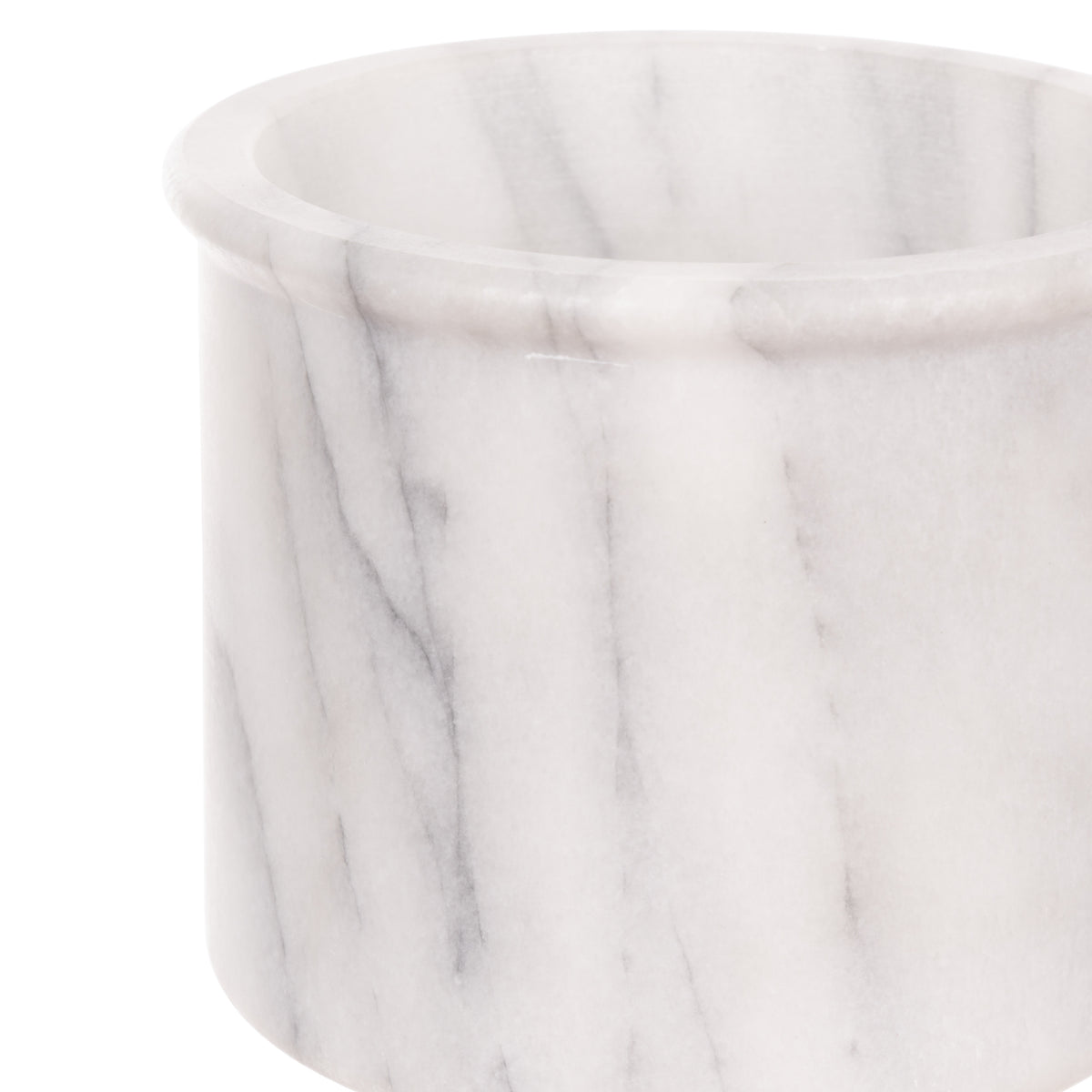 Davis &amp; Waddell Nuvolo Marble French Butter Bell White Grey
