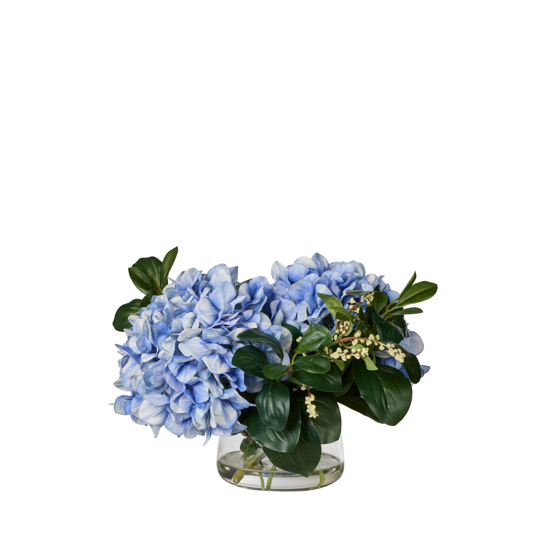 Faux Hydrangea Nite Berry - Classic Bowl | Blue - 43cm