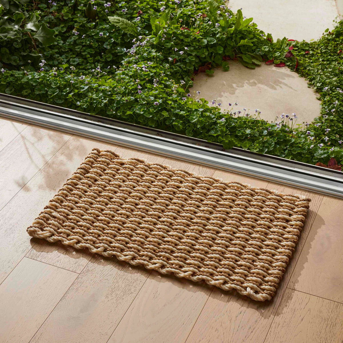 Amalfi Rope Door Mat - Natural &amp; Cream