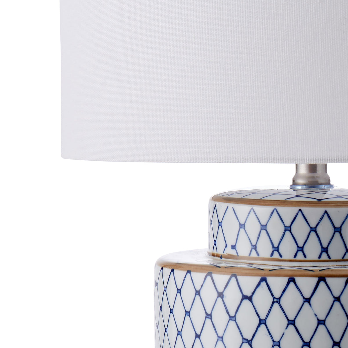 Society Home Leila Table Lamp Blue &amp; White