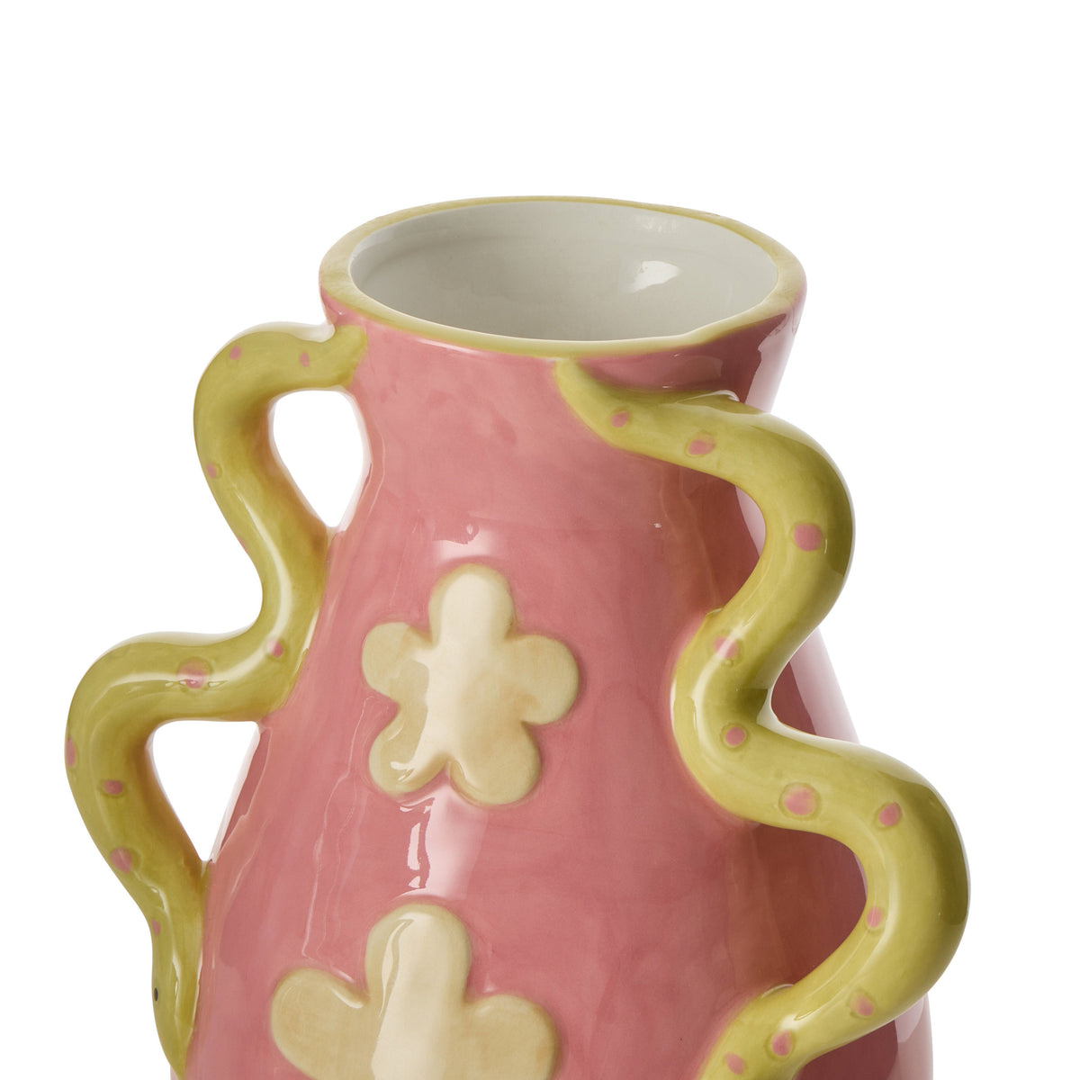 Emporium Naja Vase Collection Pink &amp; Green