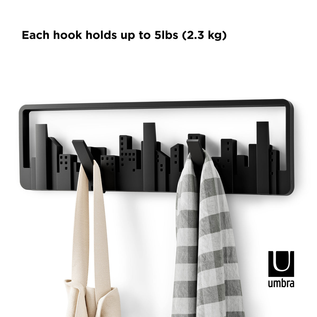 Umbra Skyline Multi Hook Black