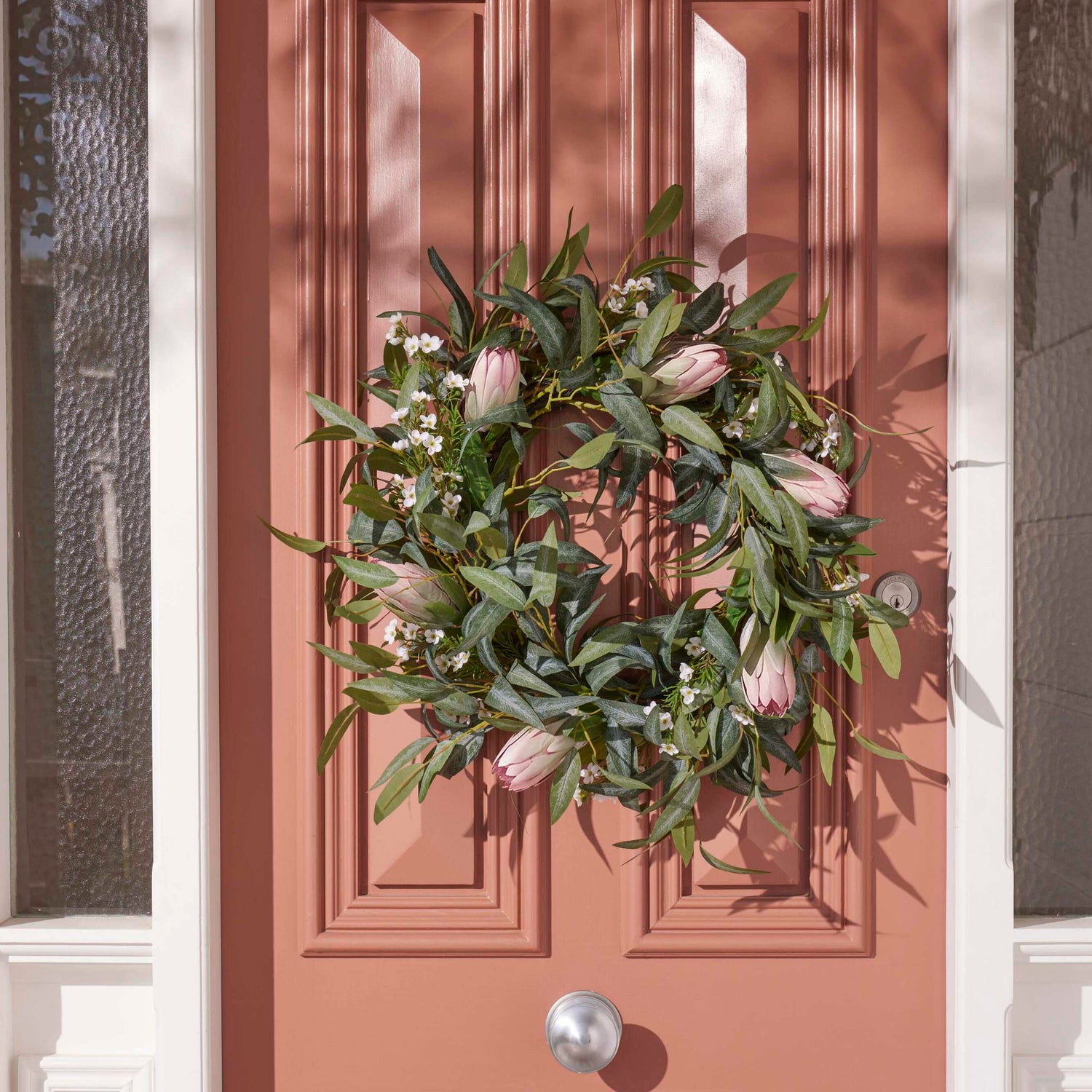 Rogue Pitaya Eucalyptus Wreath Pink