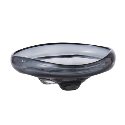 Grand Designs Organic Shape Shallow Bowl Smoke