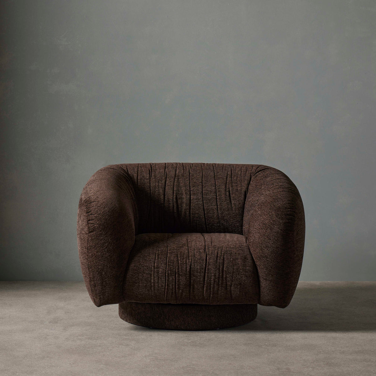 Grand Designs Nolan Swivel Chair Brown