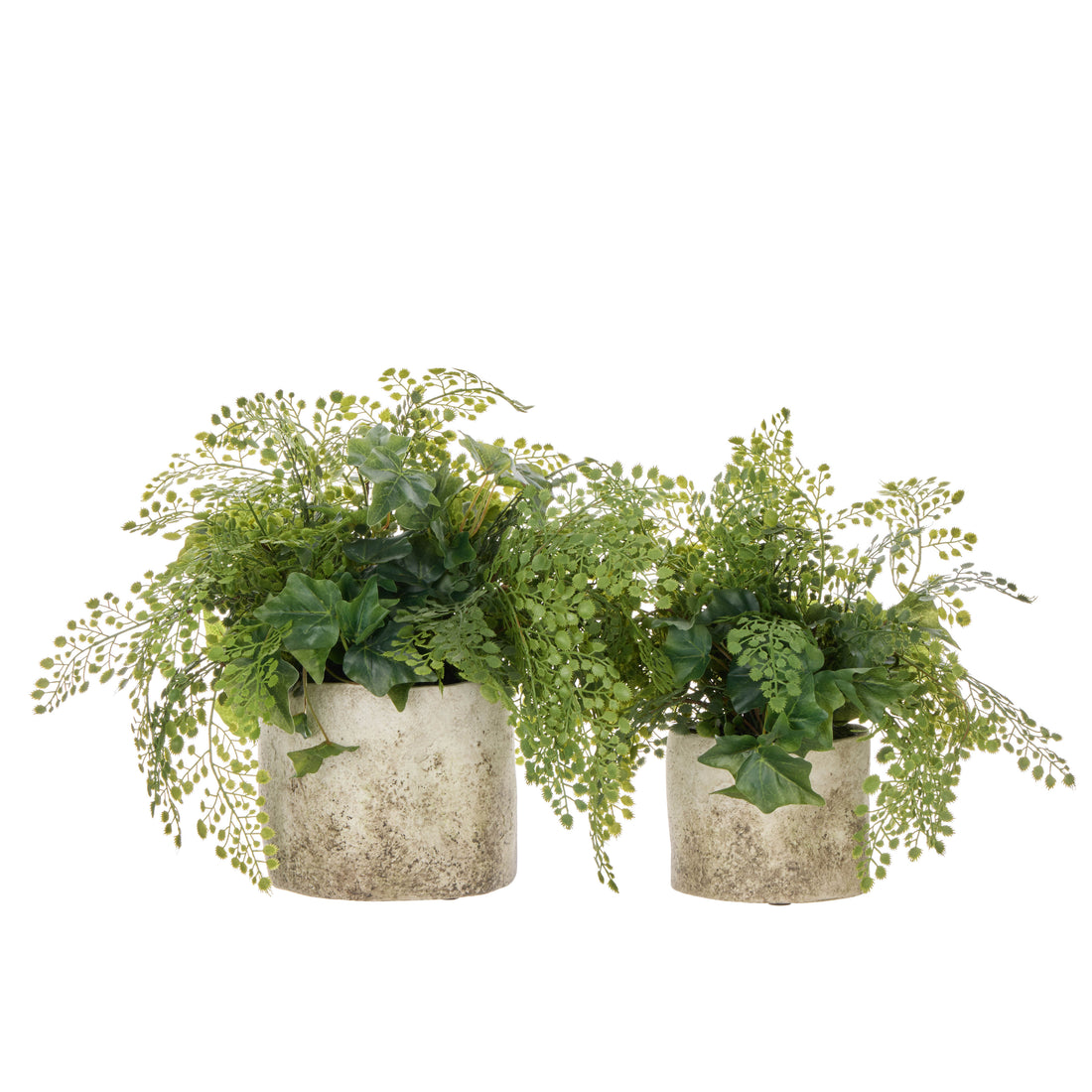 Faux Maiden Ivy - Edith Vase  | Green -  30cm