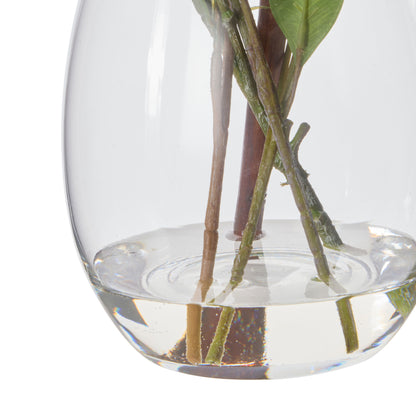 Faux King Protea Native Mix - Claire Vase | Green -  53cm