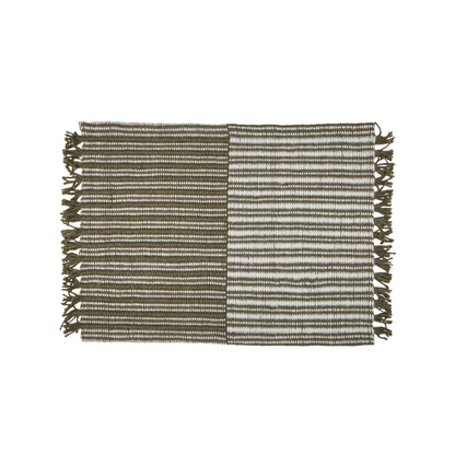 Amalfi Cai Placemat Green &amp; Natural