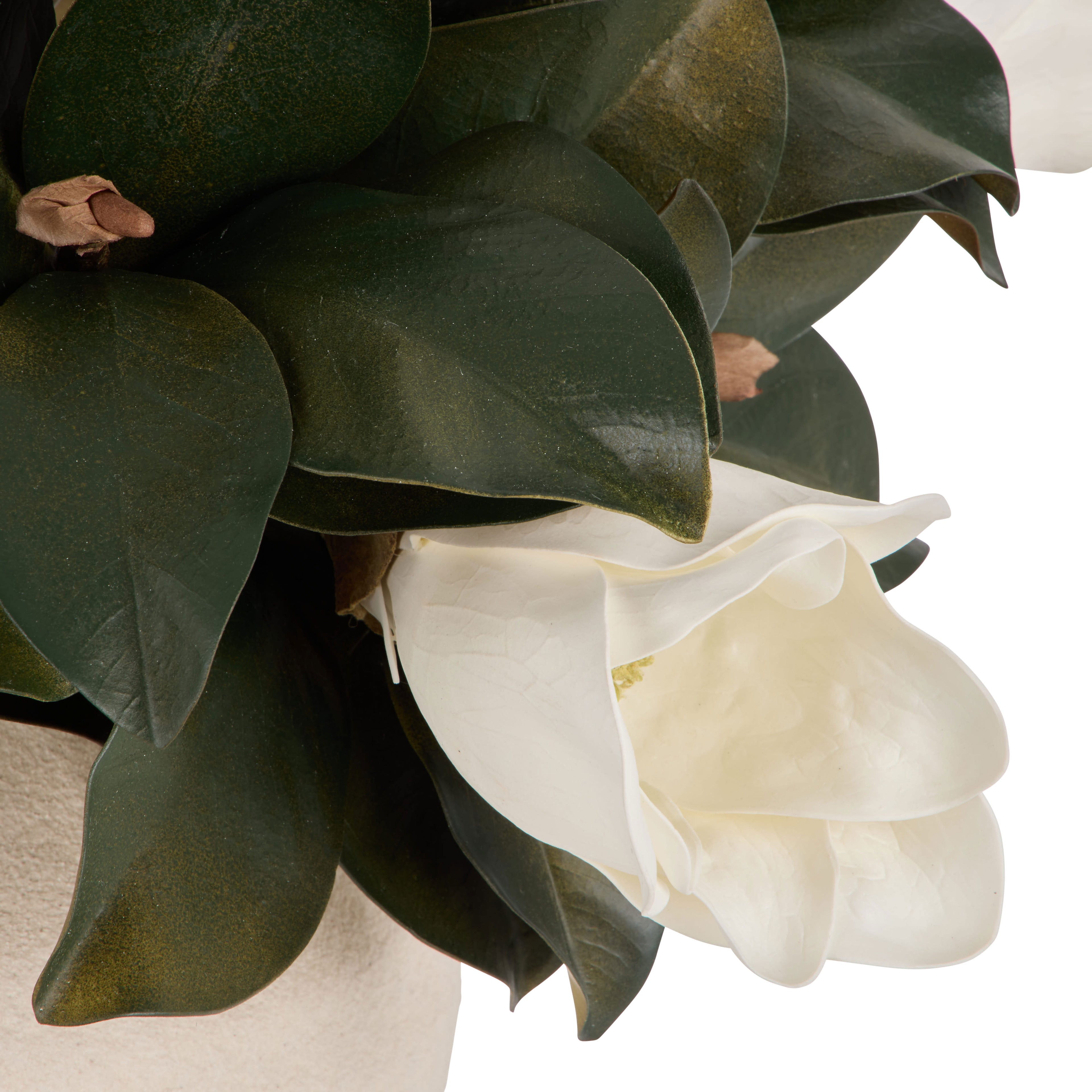Faux Magnolia Mix - Ryde Vessel | White -  75cm