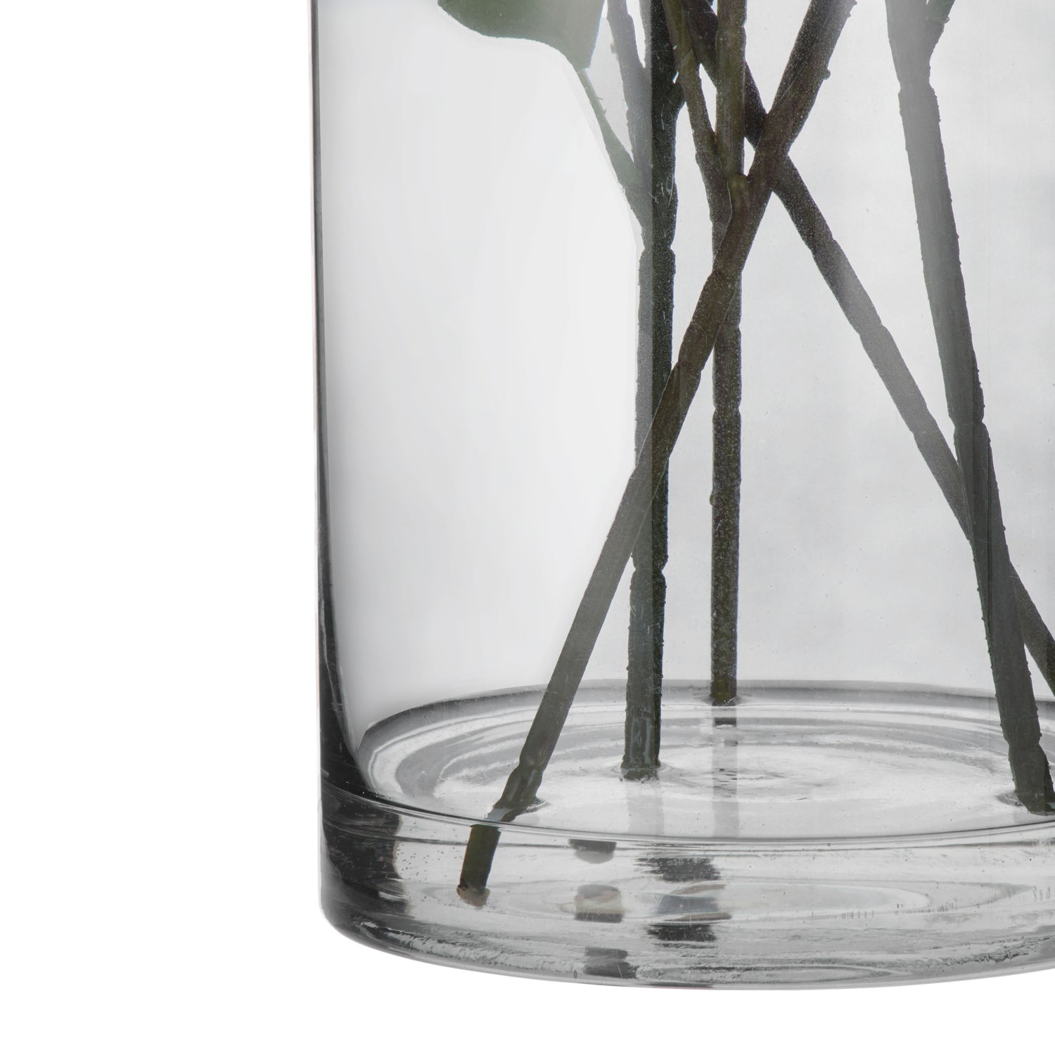 Faux Eucaluptus Mix - Grey Vase | Green -  72cm