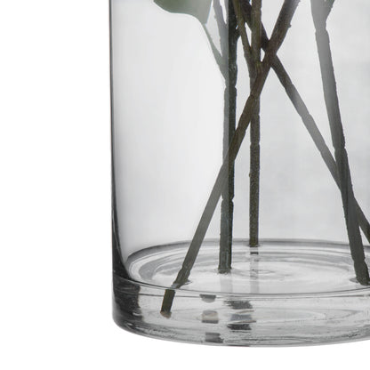 Faux Eucaluptus Mix - Grey Vase | Green -  72cm