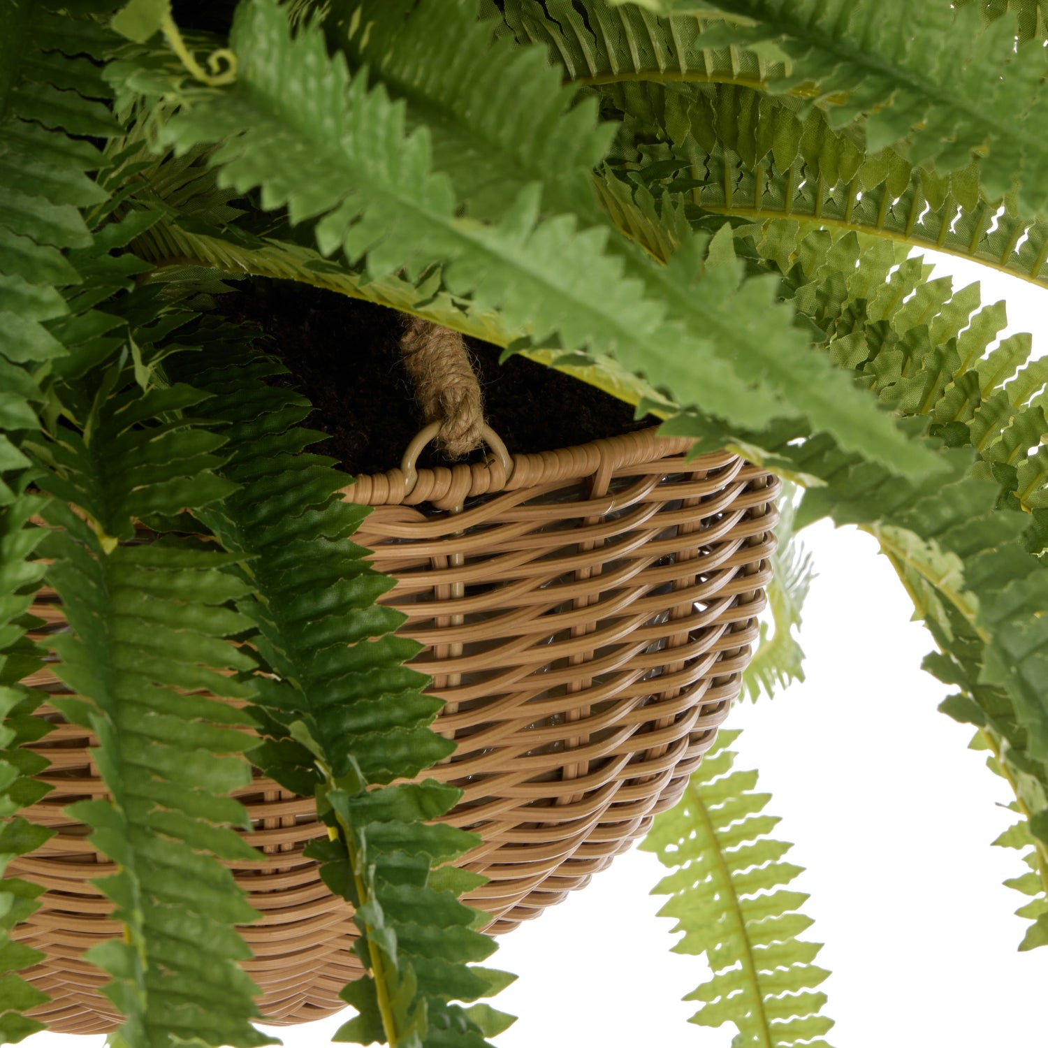 Faux Boston Fern - Laos Hanging  Planter | Green - 100cm
