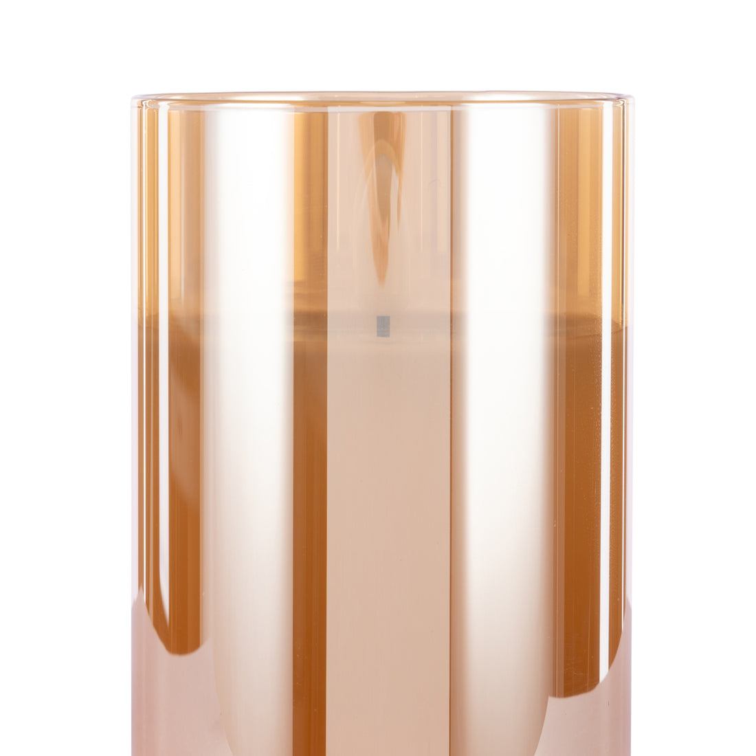 Amber Unaflame LED Candle Set of 3 | 10cm