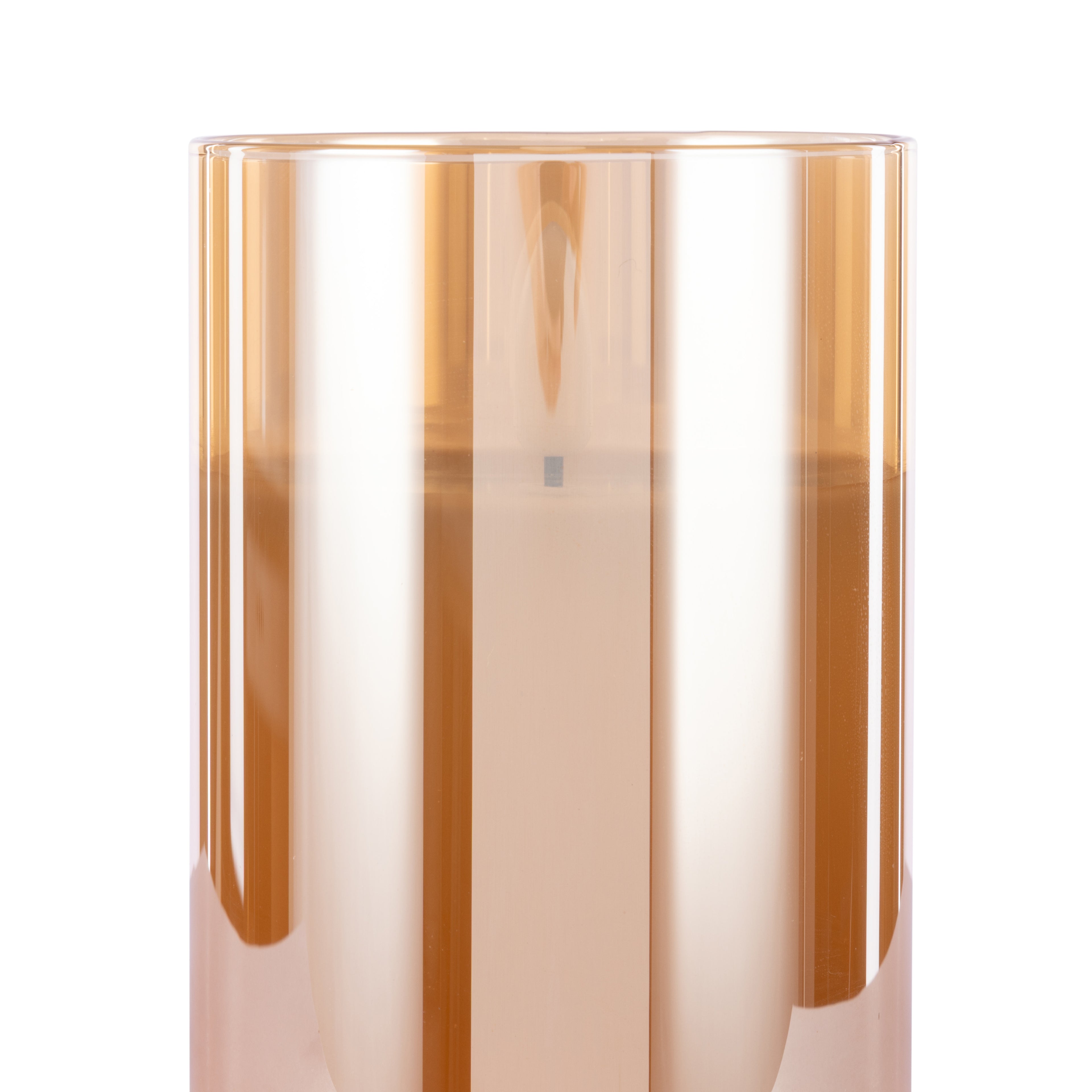 Amber Unaflame LED Candle Set of 3 | 10cm