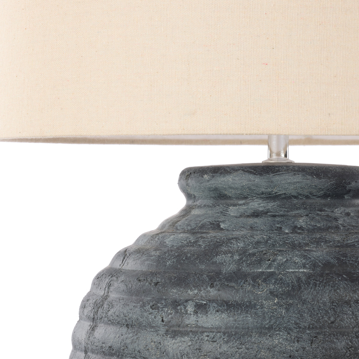 Amalfi Hanford Table Lamp Charcoal &amp; Taupe