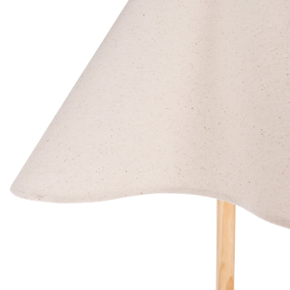 Amalfi Cullen Wooden Floor Lamp White &amp; Natural