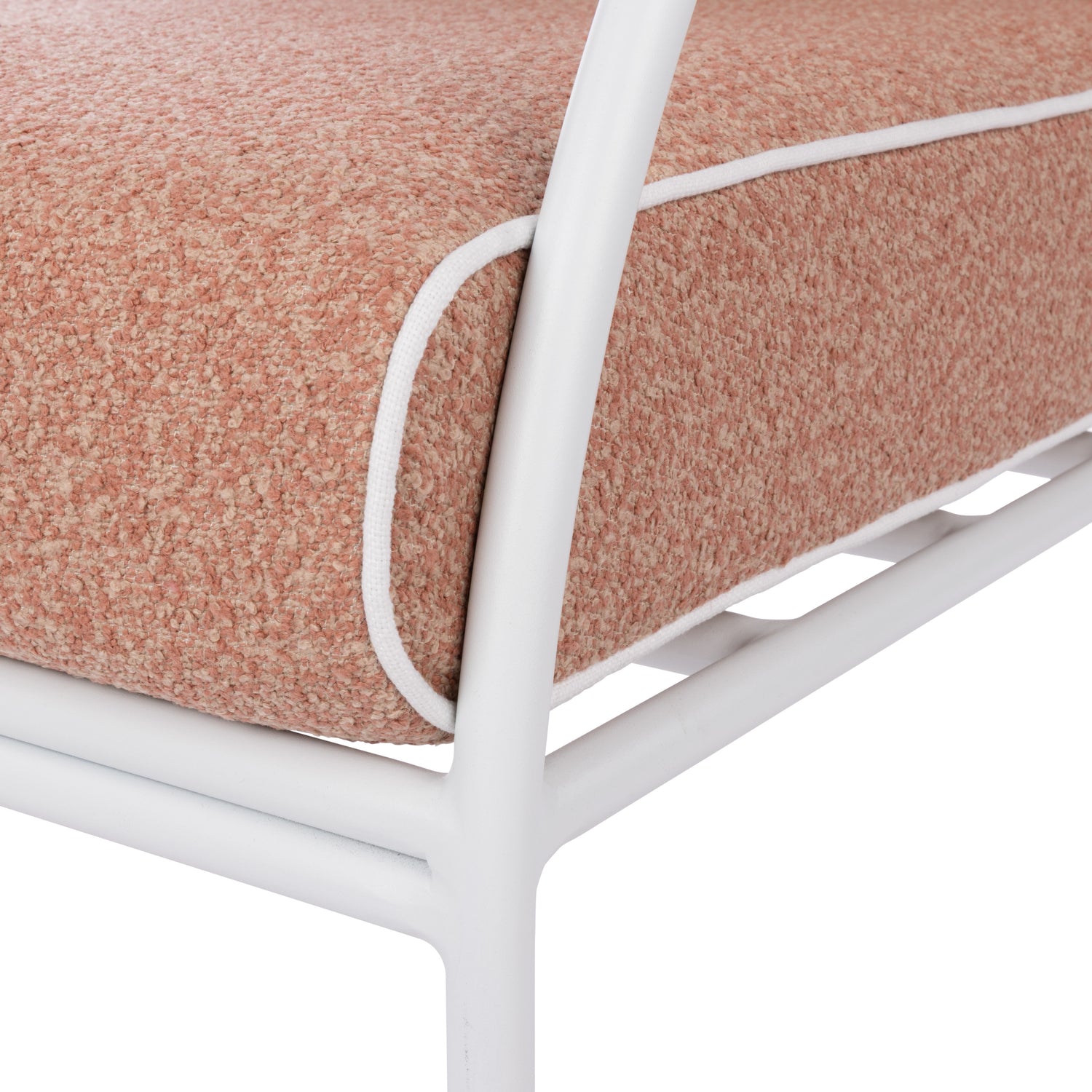 Amalfi Reeve Outdoor Arm Chair Pink &amp; White