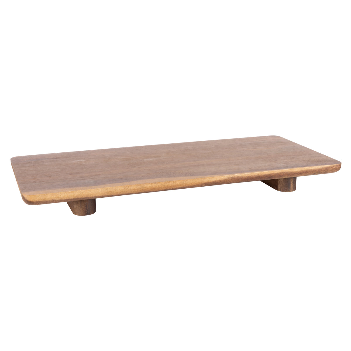 Davis &amp; Waddell Theo Acacia Wood Raised Serving Platter Natural