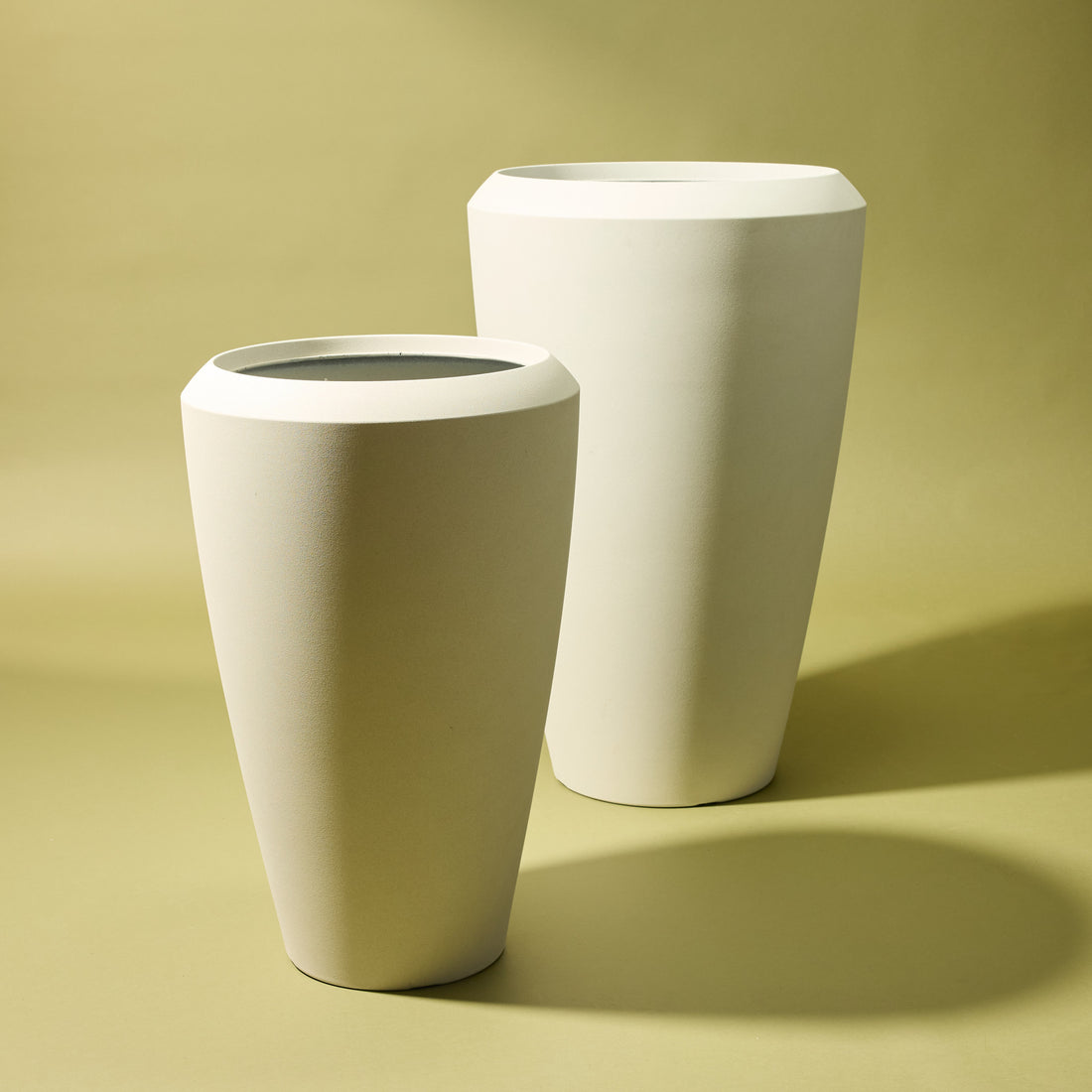 Vienna Tall Planter Set of 2 | White