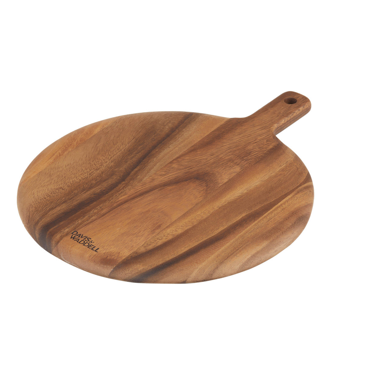 Davis &amp; Waddell Arden Acacia Wood Round Paddle Board Natural