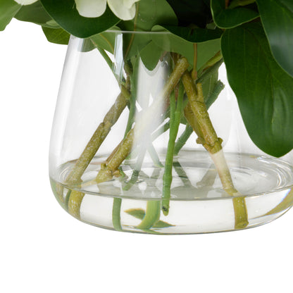 Faux Hydrangea Nite Berry Arrangement - Classic Bowl | Green - 54cm