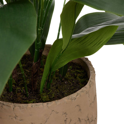 Faux Cast Iron Plant UV Treated  - Oliver Pot | Green  - 98cm