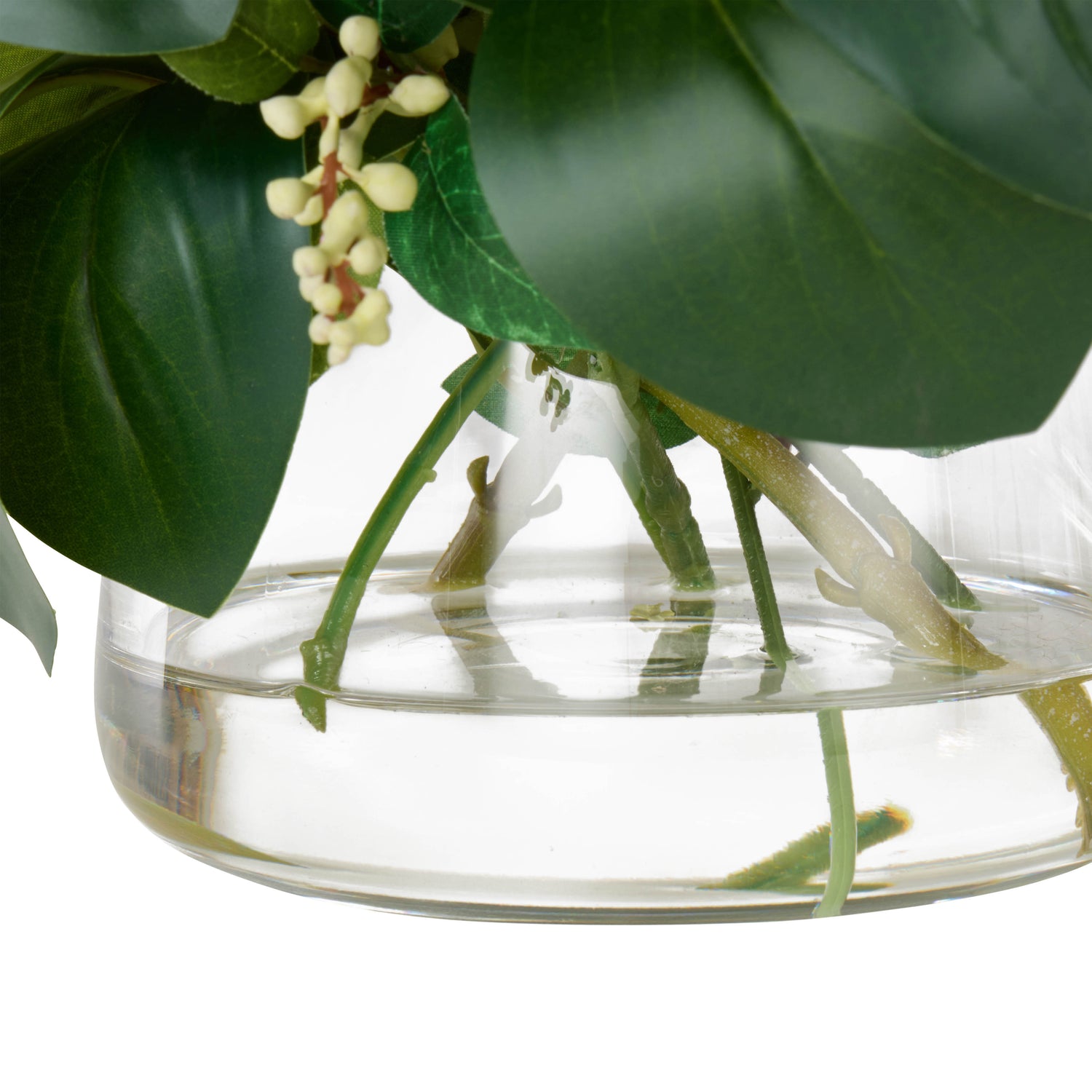 Faux Hydrangea Nite Berry - Classic Bowl | White - 43cm