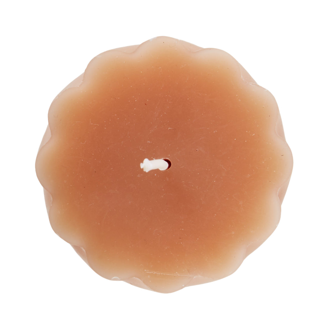 Amalfi Maisie Swirl Pillar Candle Nude