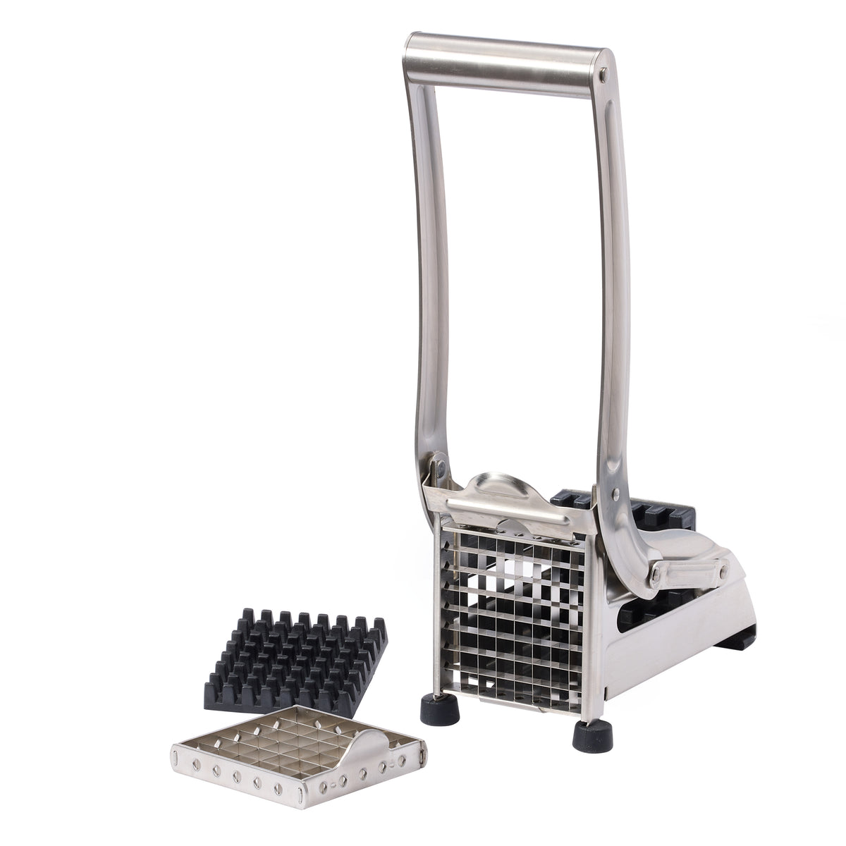 SVNA Duo Potato Chipper Stainless Steel &amp; Black