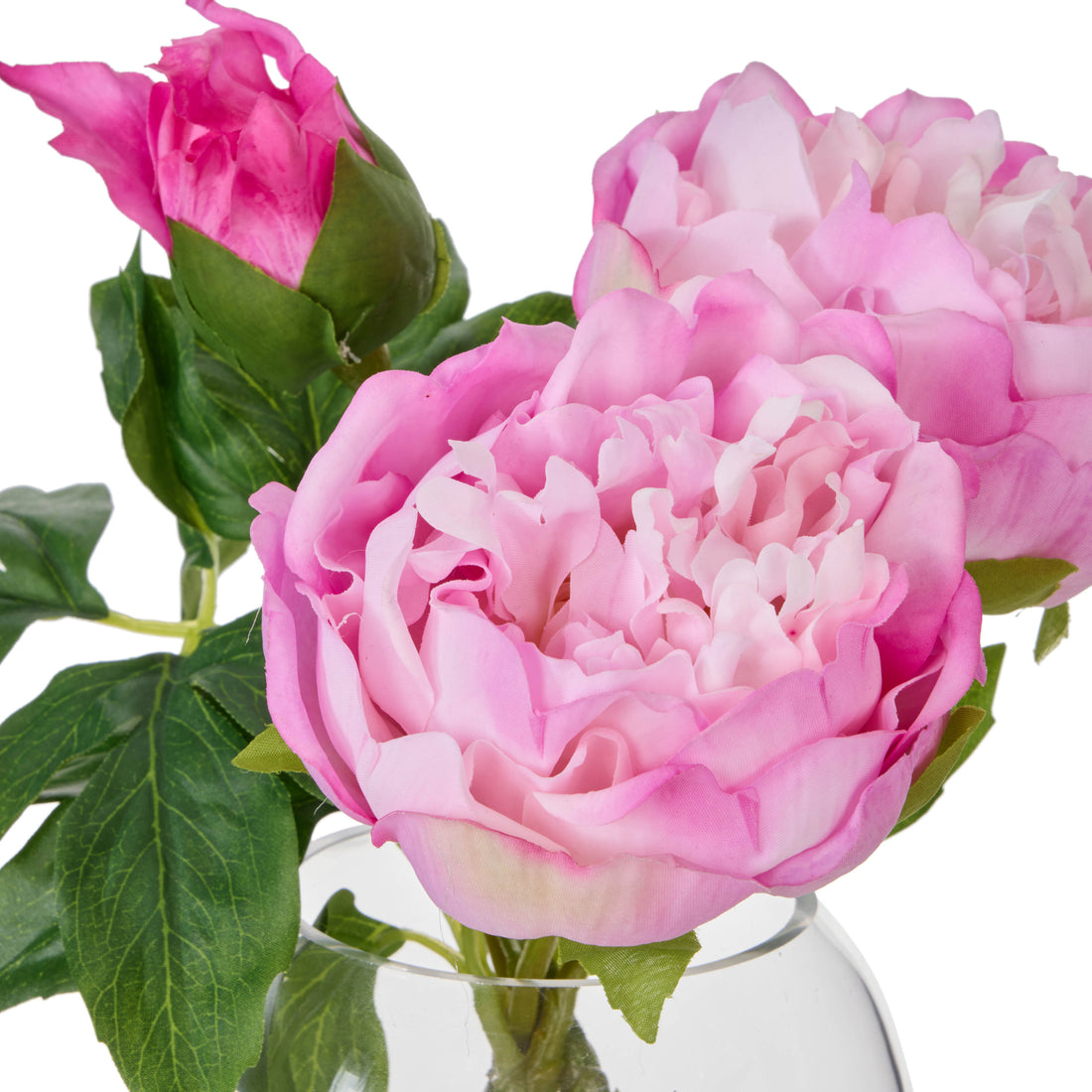 Faux Peony - Sphere Vase| Pink -  25cm