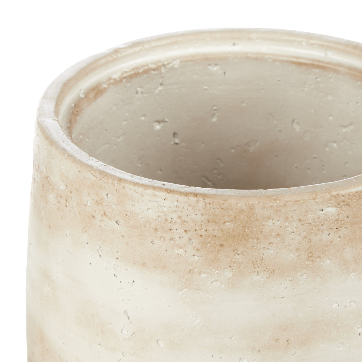 Amalfi Napier Canister Travertine