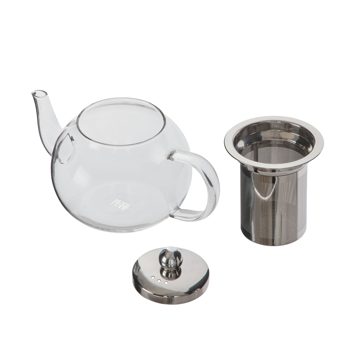 Leaf &amp; Bean GlassTeapot with Infuser Stainless Steel