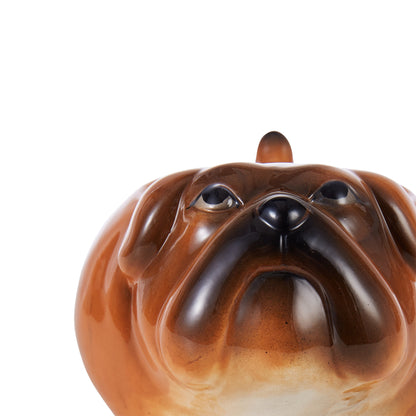 Emporium Bullwinkle Dog Planter Brown &amp; White