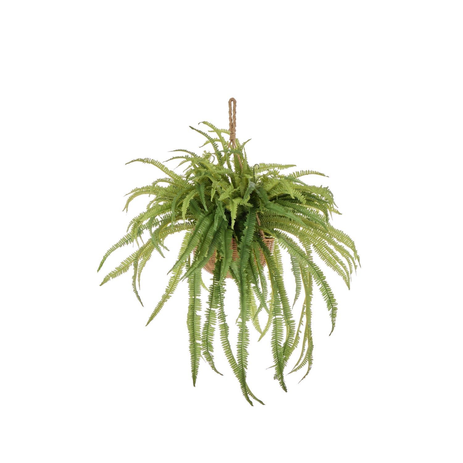 Faux Boston Fern - Laos Hanging  Planter | Green - 100cm