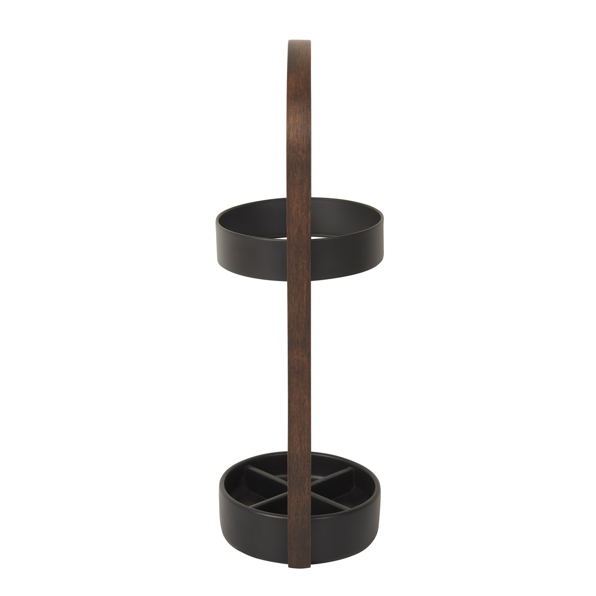 Umbra Bellwood Umbrella Stand Black &amp; Walnut