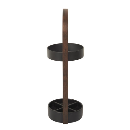 Umbra Bellwood Umbrella Stand Black &amp; Walnut