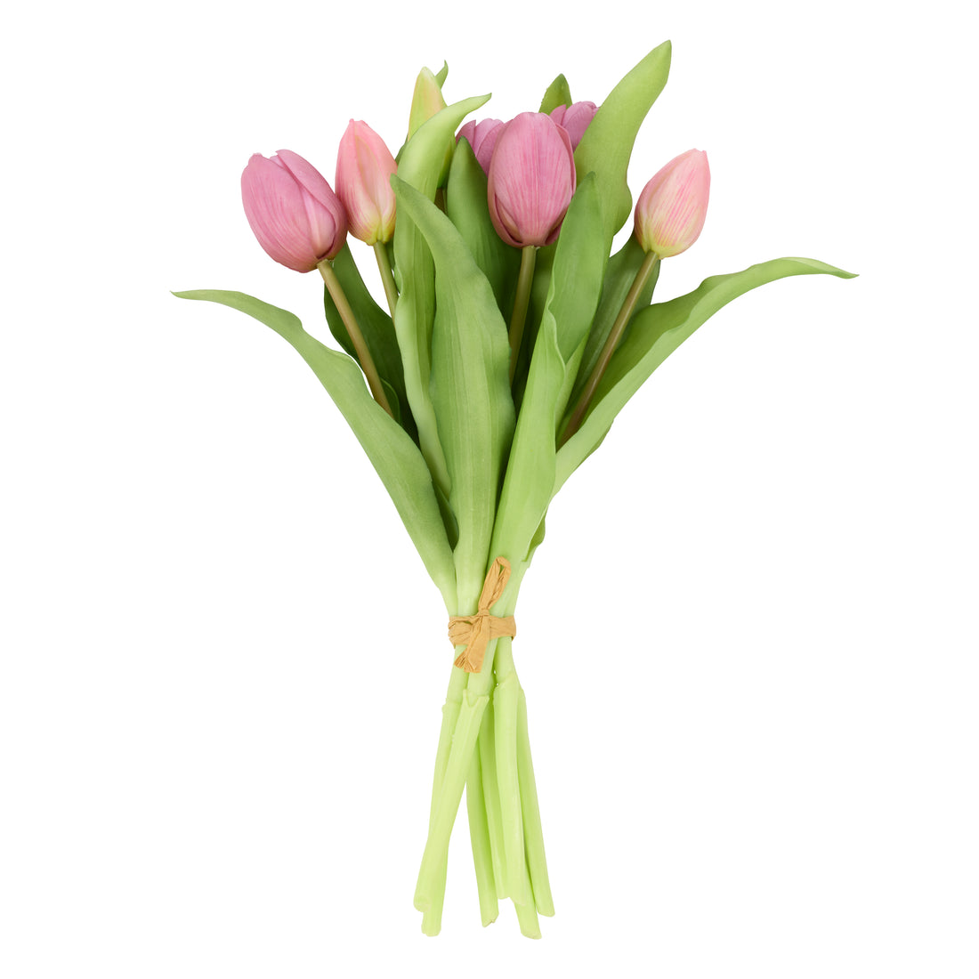 Faux Tulip Bunch | Pink - 30cm