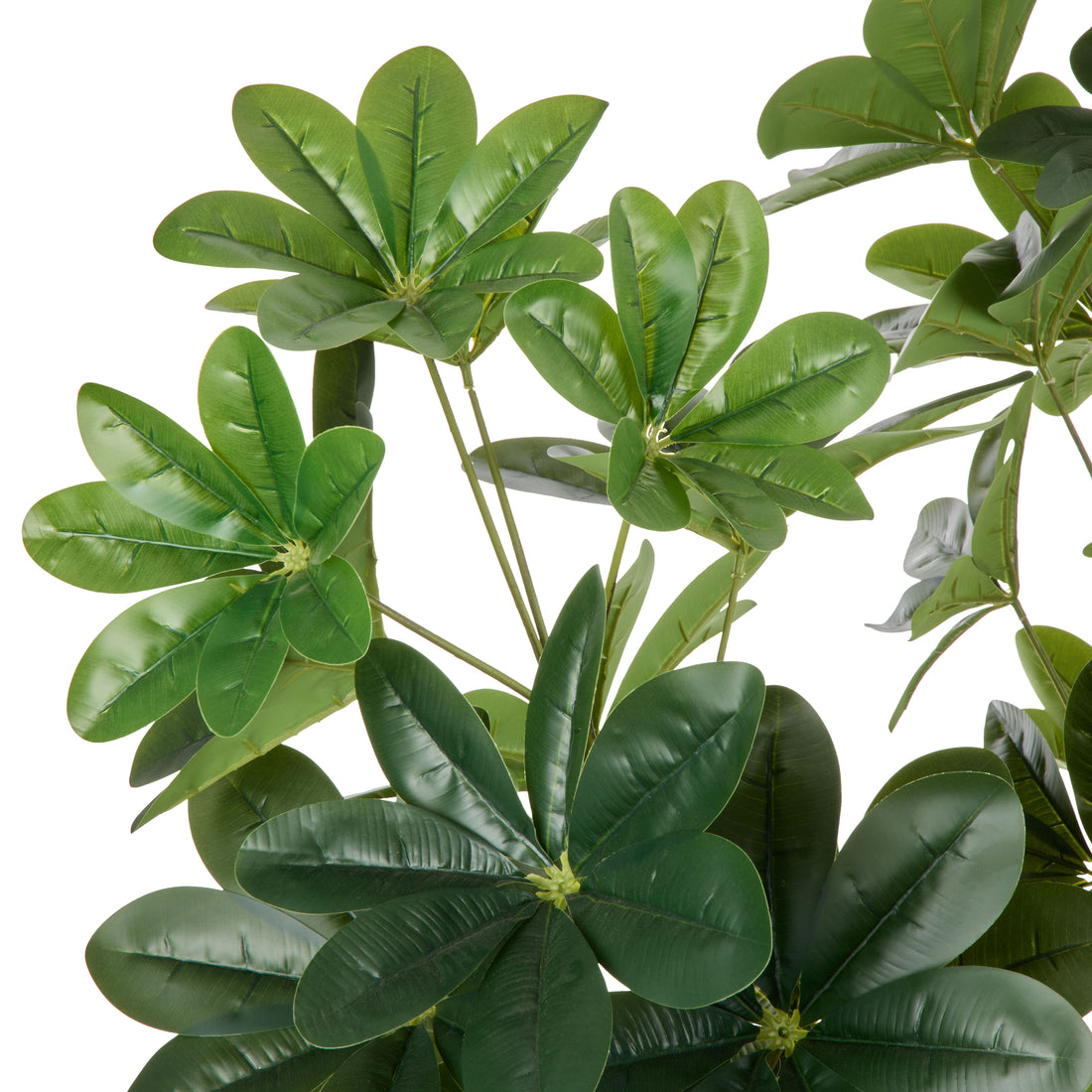 Faux Umbrella Tree Garden Pot | Green -  180cm